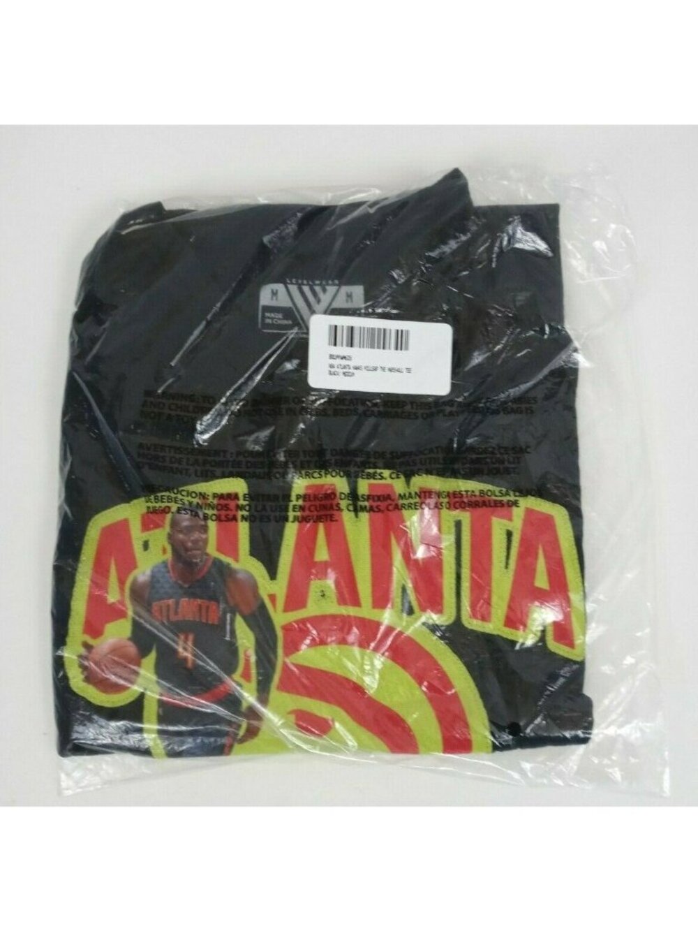 New Level Wear NBA  Atlanta Hawks #4 Paul Millsap T-Shirt Size Medium